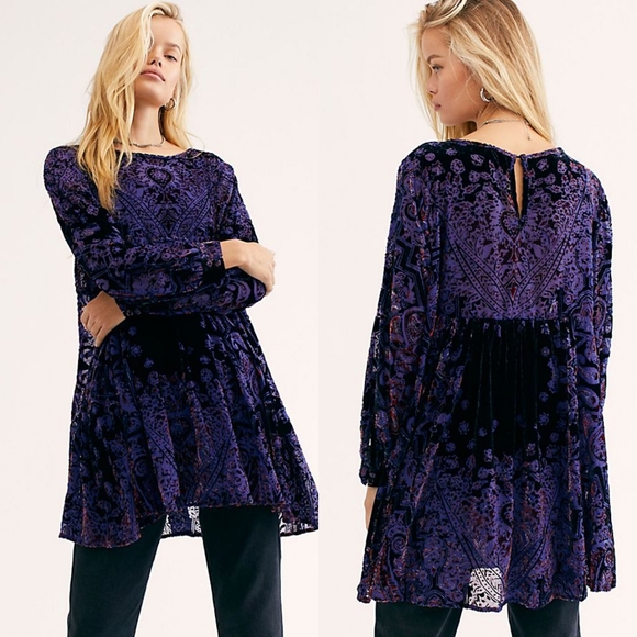 Mirror Mirror Velvet Mini Dress 